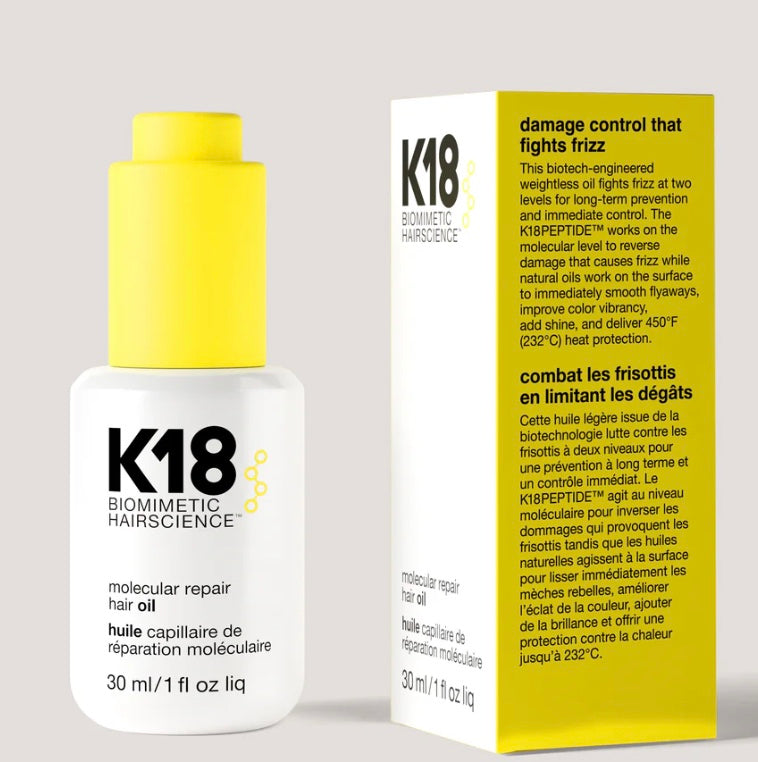 K18 MOLECULAR REPAIR HAIR OIL 30ML